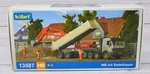 Kibri 13587 Mercedes Benz Truck With Dump Trailer Model Kit 1/87 Ho Scale Sealed. Fixed Price $24.95.