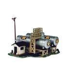 Life Like 433-1331 Ho Scale National Oil Company Building Kit. Fixed Price $28.99.