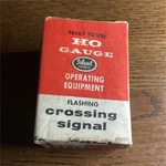 Ideal Ho Gauge Flashing Crossing Signal With Light Function Multicolor B-105. Fixed Price $17.50.