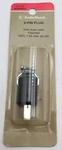 Radio Shack 274-201 Pin Plug W/ Strain Relief Polarized 500V 7.5A Max Per. Fixed Price $42.42.