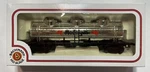 Ho Scale Bachmann Chrome Finish 3 Dome Mobilgas Billboard Tank Car #1442 N.o.s.. Fixed Price $12.95.