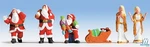 New Walthers WAL949-6031 Christmas Figures Pkg (6) Ho Scale Free Us Ship. Fixed Price $16.49.