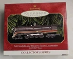 1999 Hallmark 746 Norfolk And Western Steam Locomotive Keepsake Ornament New. Fixed Price $7.49.