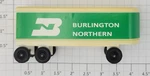 American Flyer PA14B063 Scale White Burlington Northern Piggyback Trailer. Fixed Price $7.50.