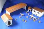 O/s - Plasticville #45604 Farm Buildings & Animals Complete. Fixed Price $32.00.