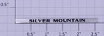 Williams 2500-4 Silver Mountain Nameplate (10). Fixed Price $10.00.