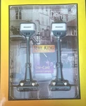 + Mth Gauge Rail King No. 57 White Diecast Corner Lamp Set New Nip. Fixed Price $30.00.