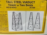 Micro- Engineering #75-169 Tall Steel Viaduct Tower Or Two Bents & HON3. Fixed Price $20.95.
