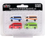 Kato 23-651C Toyota Highest Super Long Community Bus (4 Units) Free Shipping New. Fixed Price $53.19.