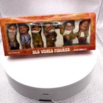 Ho Cheong Plastic Works Old World Hand Painted Figures No. 8016-6. Fixed Price $30.00.