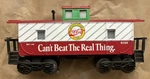 Nov K-line 6158 Coca-cola 'can't Beat The Real Thing' Caboose 1992. Fixed Price $30.00.