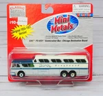 Mini-metals 33102, Gmc PD-4501 Scenicruiser Bus, Chicago Destination, Ho Scale. Fixed Price $24.95.
