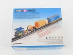 Ho Scale Kibri Kit 16602 Bullok Diesel Rail Tractor W/ Flat Cars - Unpowered. Fixed Price $99.95.