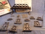 Vtg Bachmann Ho Scale Model Train #46226 Over Under Bridge Trestle Read !. Fixed Price $8.99.