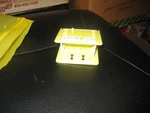 Built Plasticville Road Racing Accessories Frosty Bar Stand Kit-yellow/white. Fixed Price $24.99.