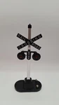 Lionel Trains Railroad Crossing Flasher 6-12888 Red Flashing Lights Tested. Fixed Price $25.00.