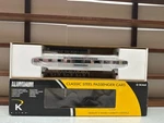 O Scale 3 Rail K-line Extruded Aluminum Passenger Car Wp Silver Platter Nib. Fixed Price $199.95.