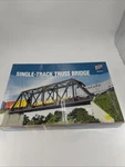 Walthers Cornerstone Ho Scale Building Kit Single-track Railroad Truss Bridge. Fixed Price $19.95.