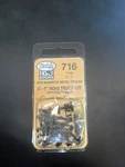 Kadee 716 HON3 Scale Non-magnetic Metal Trucks One Pair Kit New (KD040726-04). Fixed Price $12.99.