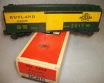Lionel Postwar 6464-300 Rubber Stamped Rutland Box Car C-8 Ln Reproduction. Fixed Price $150.00.