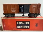 Lionel 159000 - Gauge X3464 New York Central Brown Box Car #3 W/operator!. Fixed Price $14.95.