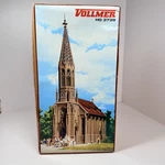 Vollmer Ho Scale Stuttgart-berge Cathedral Kit #3739. Fixed Price $75.00.