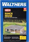Scale Walthers Cornerstone 933-3838 Brick Ranch House Building Kit. Fixed Price $25.48.