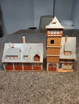 Vollmer Ho 43767 German Fire Station Brigade Spitzenhaus & Garage Fully Built. Fixed Price $79.99.
