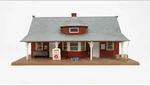 Vintage Revell T-9001 H/o Small Town Station Assembled. Fixed Price $15.99.