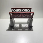 Mth Railking #40-1032 Gauge Rust Girder Bridge No Box. Fixed Price $20.00.
