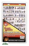 Woodland Scenics A2052 Ho Scale People - Economy Pack Assorted Worker Set. Fixed Price $121.25.