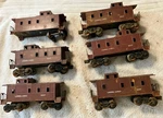 Lot Of 8: Vintage Lionel Lines Cabooses (6) 6017 + 6037 & 1007. Damaged Read!!!. Fixed Price $19.99.