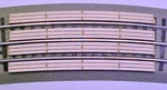 Railroad Crossing Kit For Lionel 3-RAIL 72" Curved Fastrack Sectional. Fixed Price $11.95.