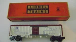 Lionel Mint 6672 Santa Fe Blue Letter Refrigerator Car-ob. Fixed Price $175.00.