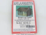 1/160 Scale Rslaserkits 3016-3 Small Log Cabin Building 3-PACK. Fixed Price $37.95.