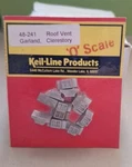 Keil Line 48-241 Roof Vent Garland Passenger Scale Detail Kit Part Rail. Fixed Price $5.75.