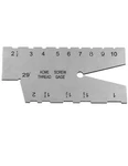 Luvilly 29 Degree Acme Screw Thread Gauge Stainless Steel Cutting Angl.... Fixed Price $12.88.