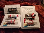 Hawthorne Village Civil War Engines Both Union & Confederate W/ Box Car. Fixed Price $138.00.