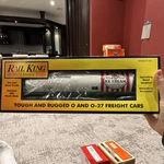 Rail King By Mth Red Rose Ice Cream 4-BAY Hopper Car Gauge White 30-75120. Fixed Price $59.99.