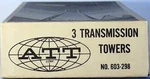 Att 603-298 Ho Corp. Transmission Tower Building Kit (box Of 3). Fixed Price $14.99.