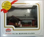 Model Power 564 Ho Scale Built Up Redwood Station Lighted With Figures. Fixed Price $20.39.