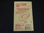 Kadee Parts - #208 Red Insulating Fiber Washers Shims (48/PKG) .250X.125X.015". Fixed Price $5.22.