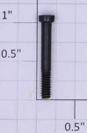 Lionel OM-21 #6-32 X 1" Black Slotted Brush Plate Screw (24). Fixed Price $8.40.