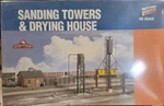 Walthers Cornerstone Scale Building Kit Sanding Towers & Drying House. Fixed Price $34.99.
