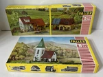 Faller H0 B-276 Farmhouse And Barn B-240 Church Used As Is. Fixed Price $12.00.