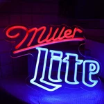 Led Neon Sign Light Wall Decor Bar Pub Garage Man Cave Beer Millers. Fixed Price $67.44.