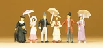 Passers By. Around 1900. Figure Set Preiser 12139. Fixed Price $32.27.