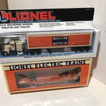 Lionel 6-52040 T.t.o.s. Flatcar With Tractor Trailer. Fixed Price $37.95.