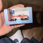 Oxford 1955 Buick Century Coral And White 1/87 Ho Diecast Car Gm. Fixed Price $14.95.