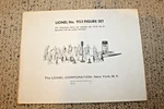 Lionel Postwar Figure Set Instruction Sheet #953-10 3-59. Fixed Price $20.00.